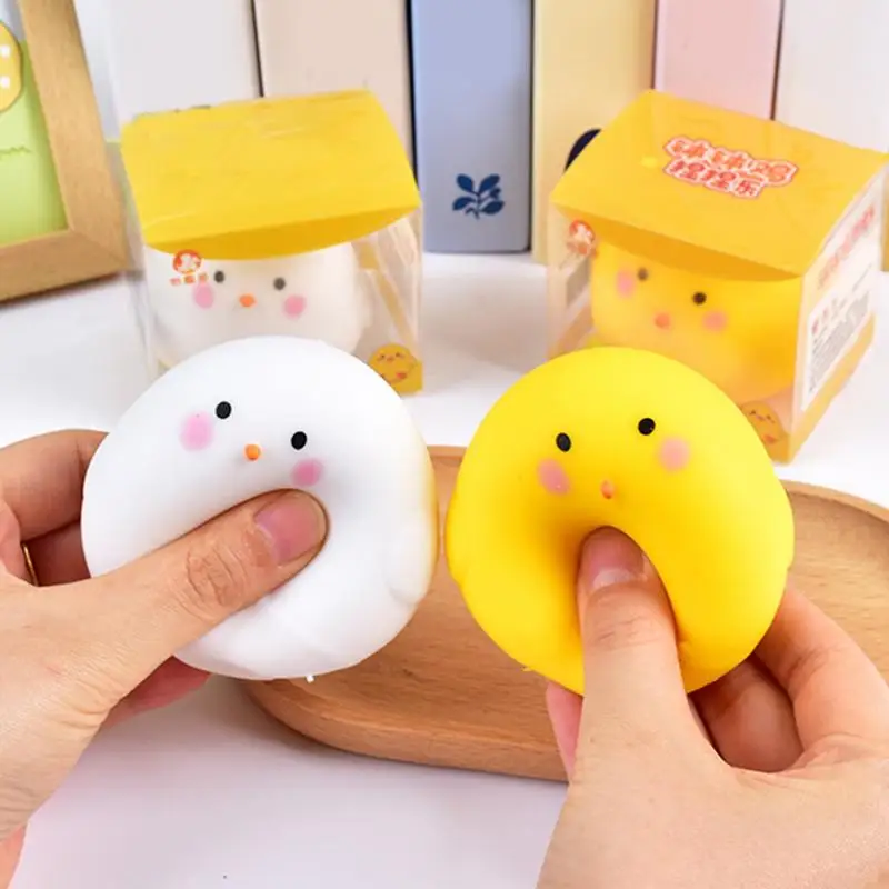 

Cartoon Chicken Squeeze Toy Grab And Snap Hand Toy Funny Reduce Pressure Animals Fidget Toy Stress Relief Funny Halloween Tricky