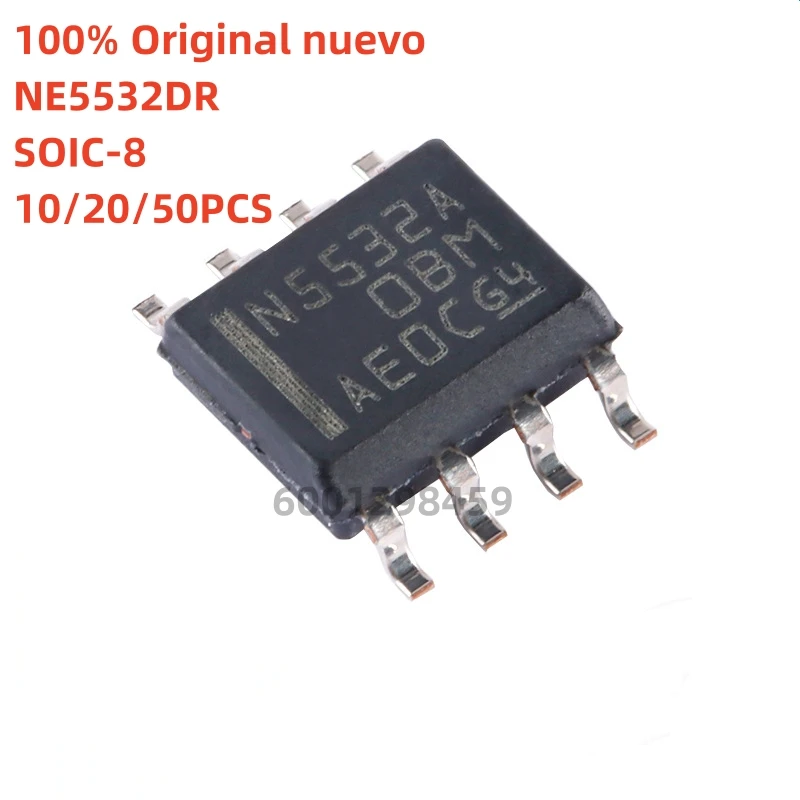 100% original nuevo 10pcs - 50pcs NE5532ADR NE5532AD  N5532A IC OPAMP GP 2 CIRCUIT 8SOIC