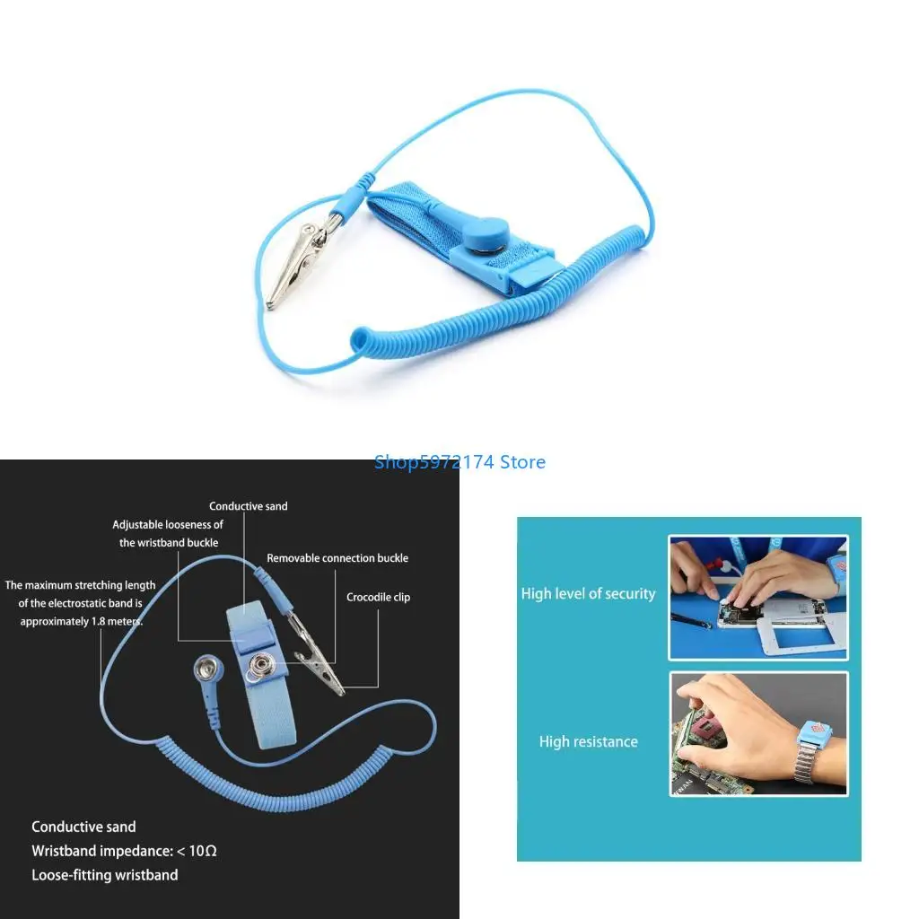 Y3NB Heavy Duty Anti Static Grounding Wire ESD Safety Conductive Cable Anti Static