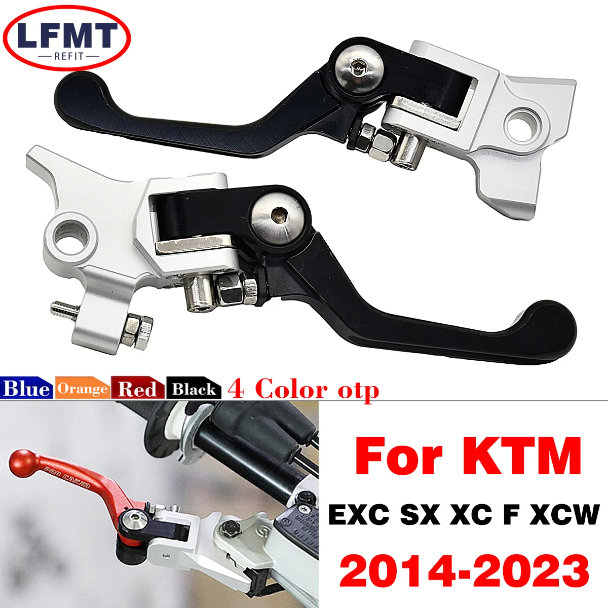 

Motorcycle CNC Handles Clutch Brake Lever For KTM SX SXF XC XCF XCW XCFW 125cc-500cc For Husqvarna TE TC FE Universal 2014-2024