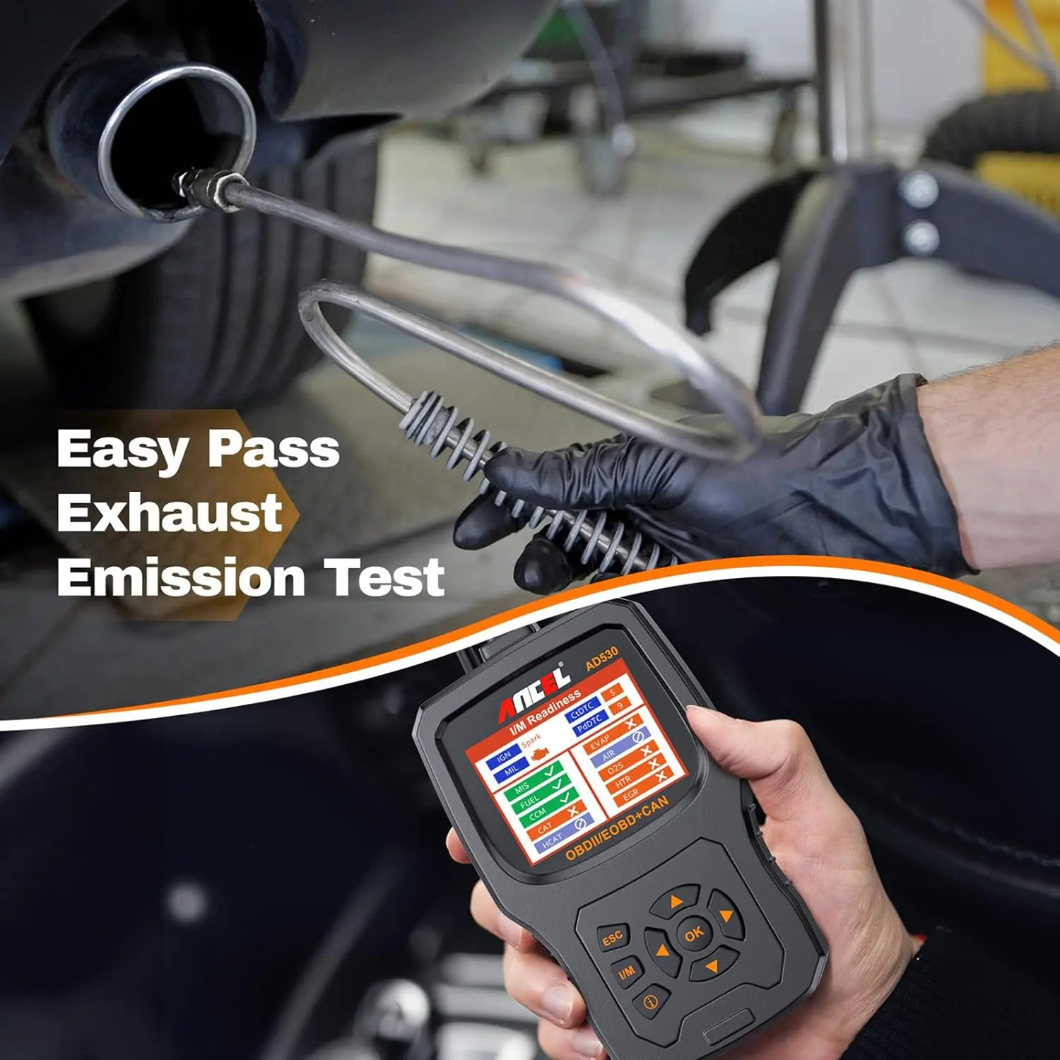 AD310 AD530 Obd2 الماسح الضوئي بلوتوث، قارئات الرمز لضوء محرك السيارة الماسح الضوئي للسيارات