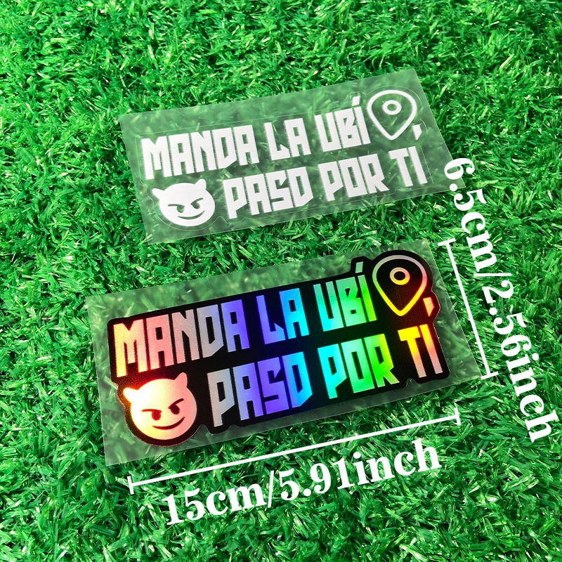 1PC Memes Motorcycle Stickers Funny for Motorbike Front Fairing Side Panels Fuel Tank Cover Scratches Decoration Vinyl Decals