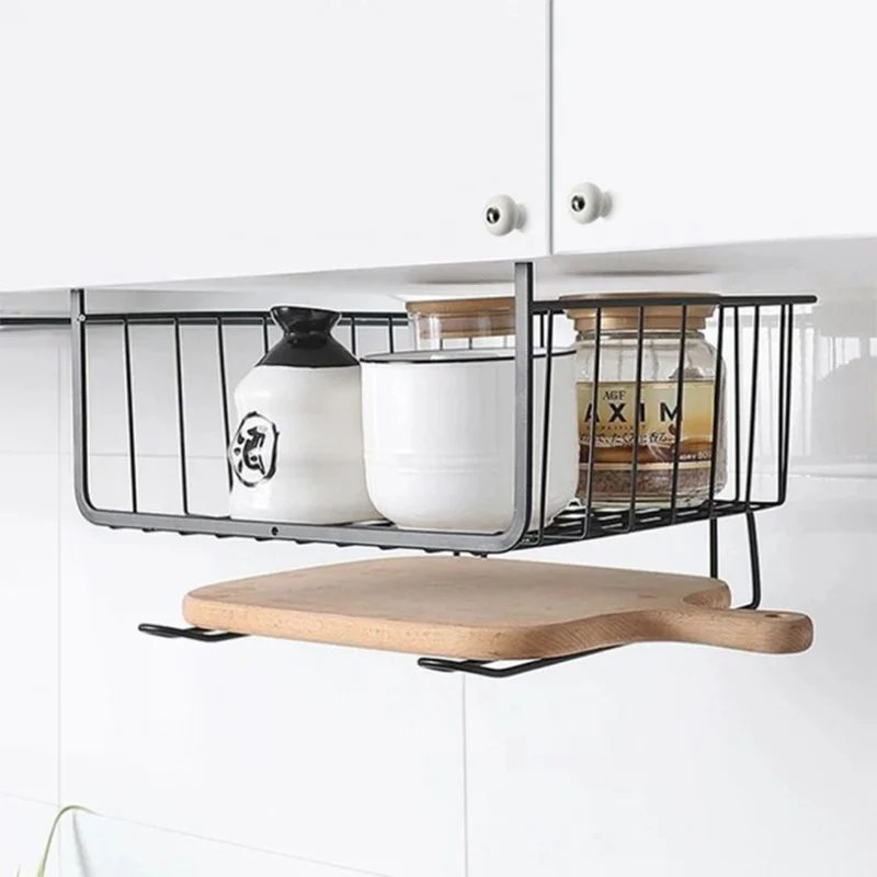 [Domestic Delivery] Wire Sink Hanger Basket-under-shelf and Kickin Ool Hanger