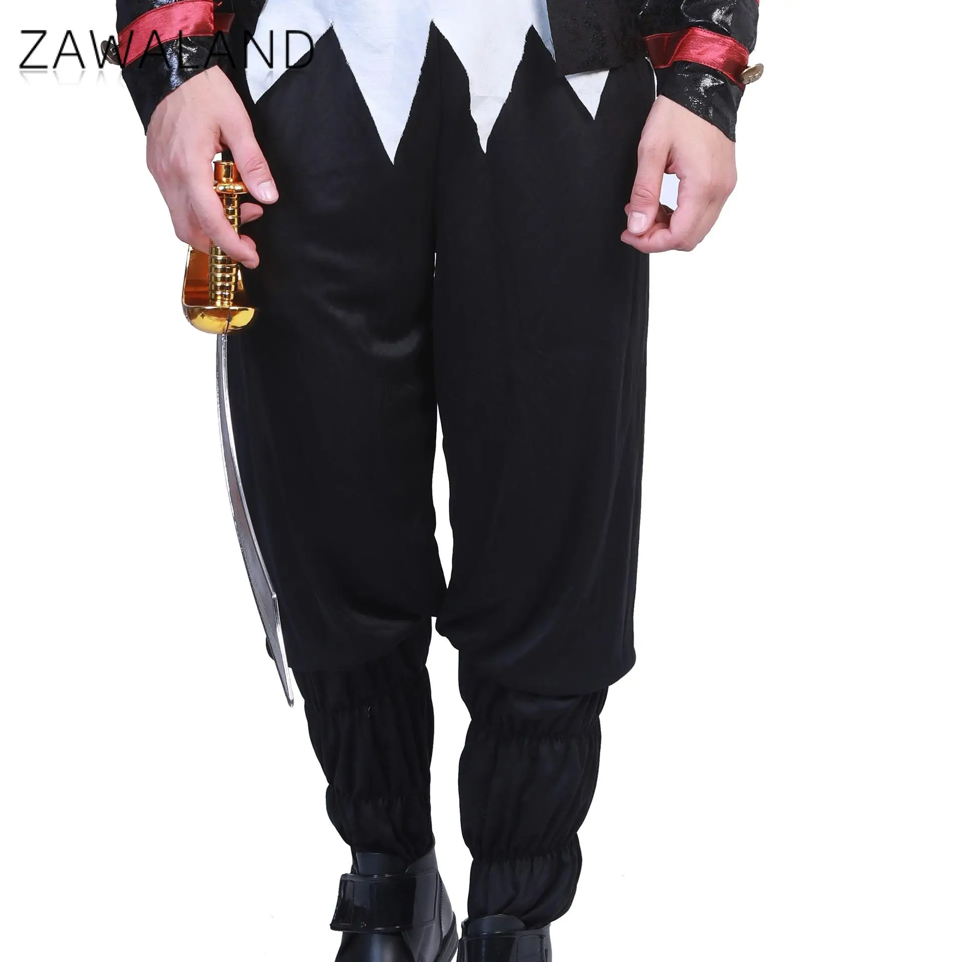 Zawaland Halloween Cosplay Costume da pirata uomo gilet divertente Costume da palcoscenico festa di festa Stage Performance Party Clothes