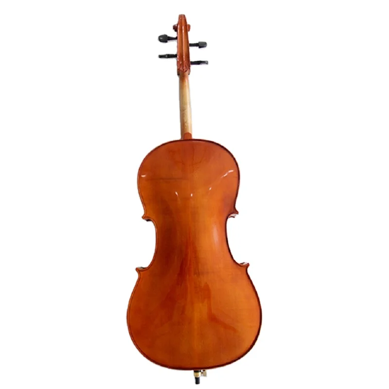 

2021 Support Customized Ebony 4/4-1/10 Strings Instrument With Spraying Shiny Student Cello
