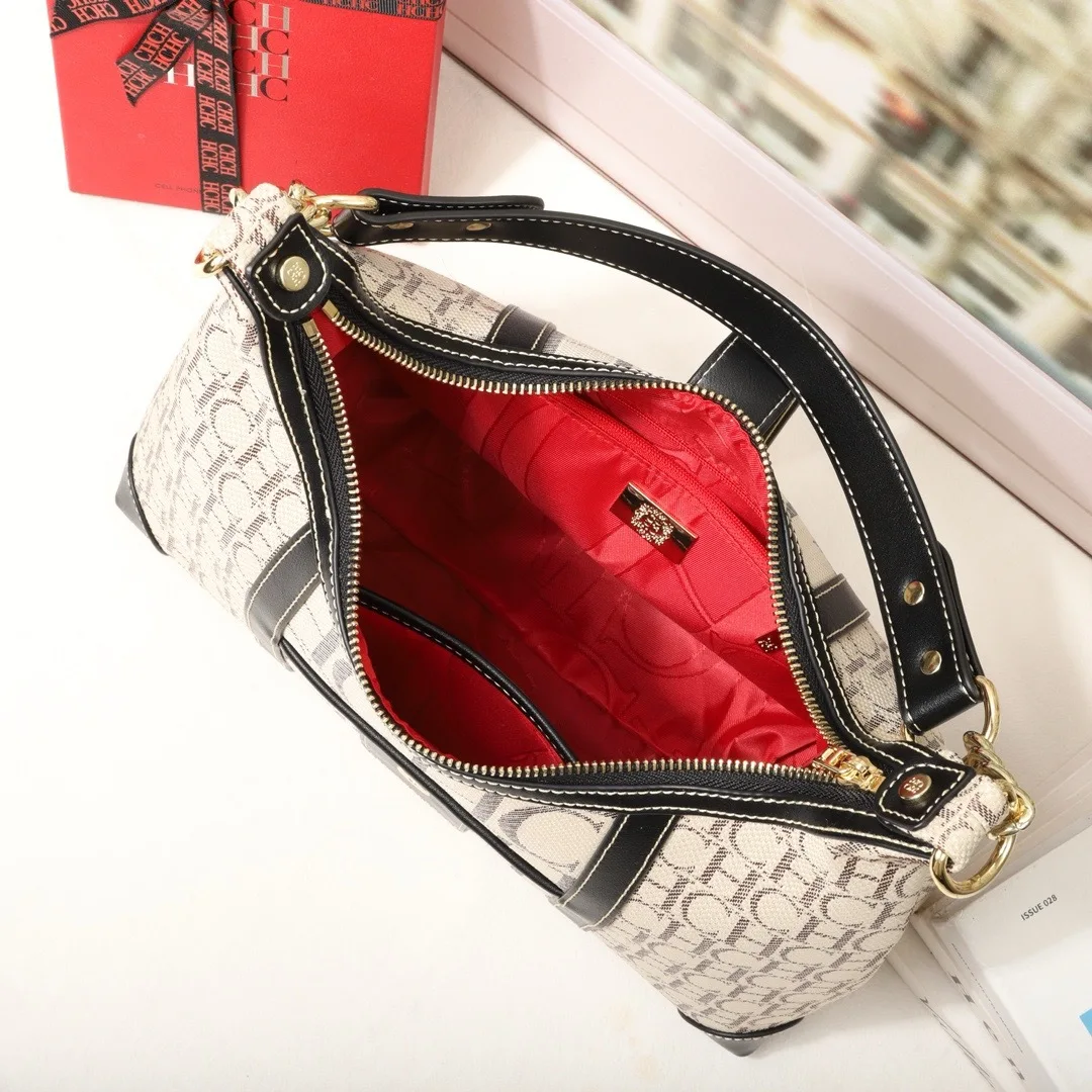 2025년 신상 여성 클래식 레트로 숄더백 지퍼 클로저 크로스바디 백 조절 가능한 스트랩 사무실 여행 일상용