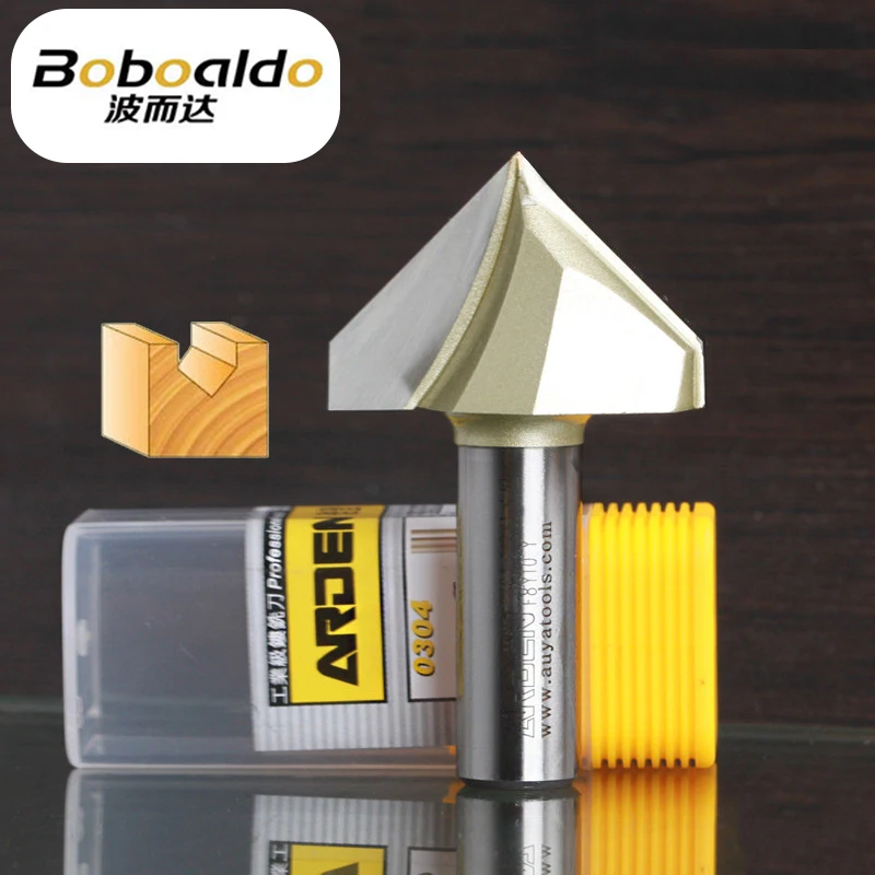 

fresas para router Straight V Type Slotting Cutter Arden Router Bit - 1/4*5/16 - 1/4" Shank - Arden A0304034