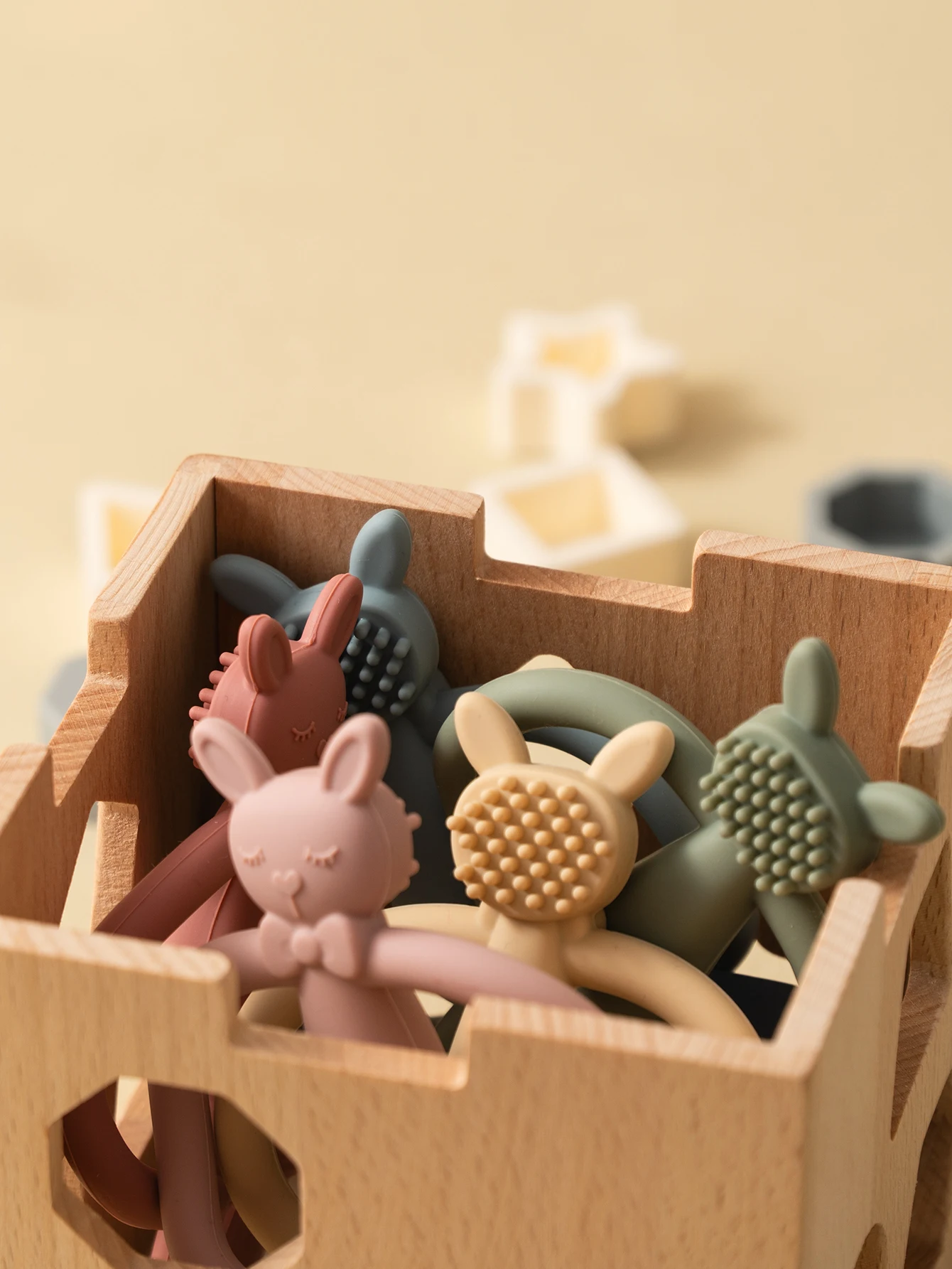 Silicone Rabbit Teether for Babies 6