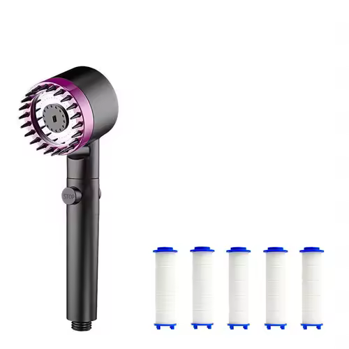Shower filter four modes bathroom accessories head massage showerhead replete for shower heads knobs showers parts fixture home - Image 18