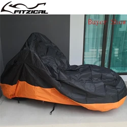 Cubierta Universal para motocicleta, Protector Uv para exteriores, cubierta para lluvia, motores, polvo, M, L, XL, XXL, XXXL, Harley Touring Sportster