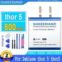 Replacement Mobile Phone Batteries 800mAh For Zeblaze Thor 5 thor5 4dual 4 dual Smart Watch Battery