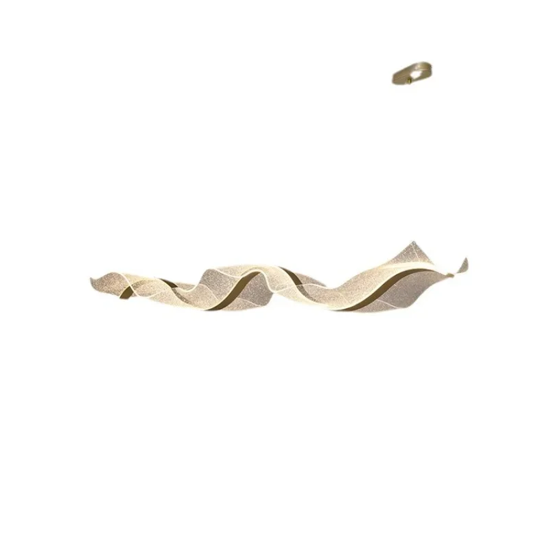 モダンデザイナー クリエイティブ ストリーマーライト 高級シャンデリア 北欧風 シンプル ロングシャンデリア