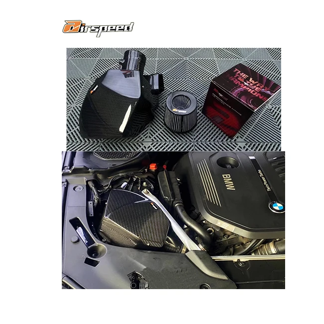 

Airspeed Real Car Data Development Dry Carbon Fiber Cold Air Intake System For bmws 540i G30 B58 3.0T