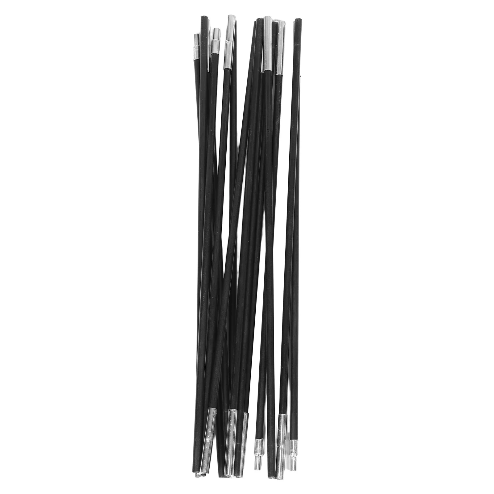 

2Pcs Outdoor Camping Tent Poles Fiberglass Collapsible Tent Rod Replacement Support Pole for Hiking Beach Canopy Frame