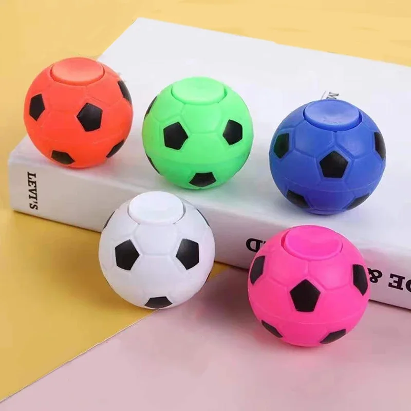 Mini Spinners giratorios, pelota de fútbol, juguetes para niños, recuerdos de fiesta de fútbol, juguetes para reducir la presión, rellenos de bolsas de regalos