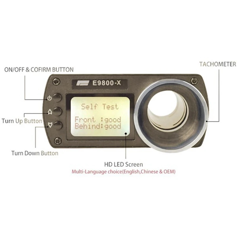 Speed Tester Lcd Screen Chronograph FPS High-Power For Hunting Chronoscope Speed Tester E9800-X