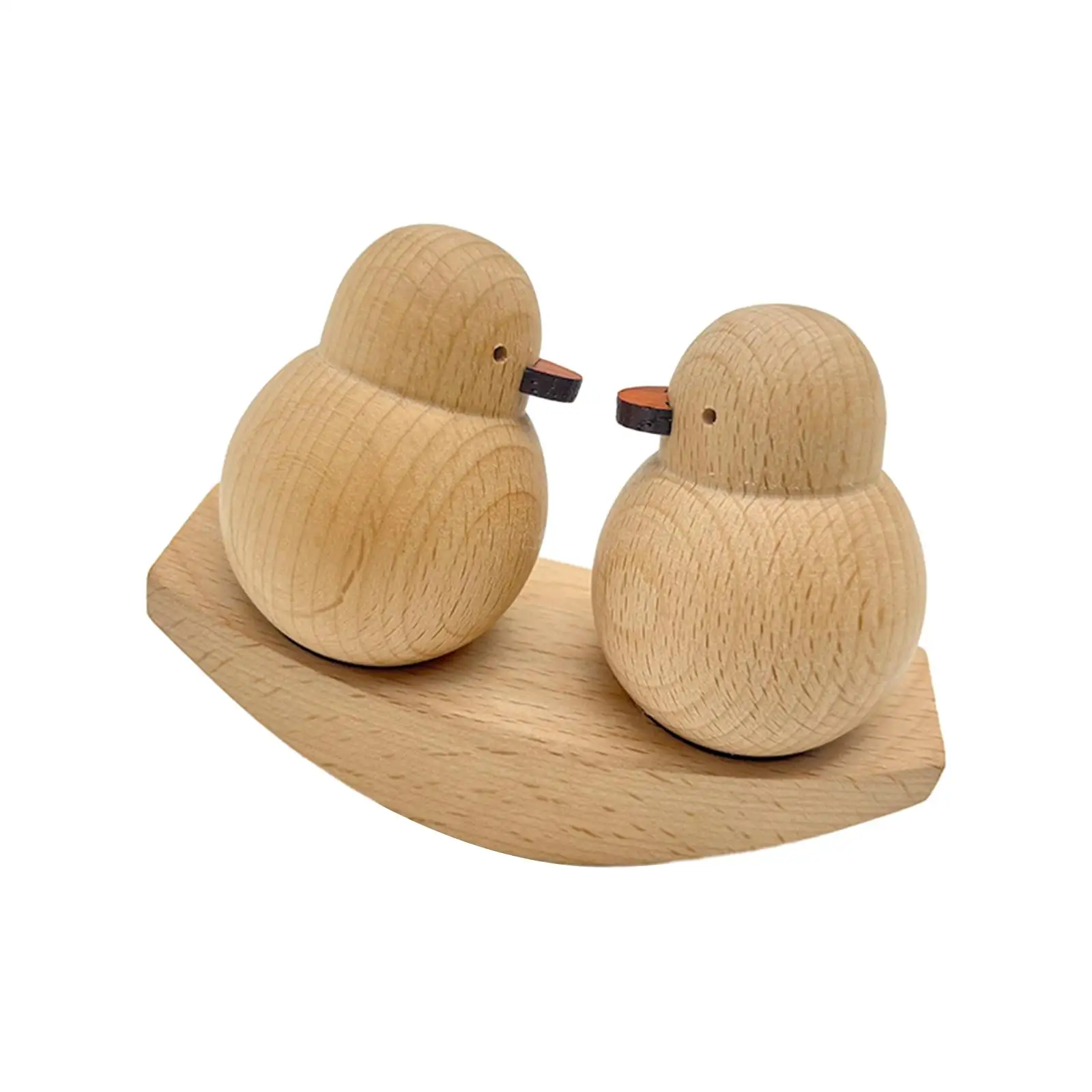 Carved Duck Sculptures Garden Sculptures Gifts Decor Collectible Duck Ornament Desk Figure for Wedding Farmhouse Dining Room