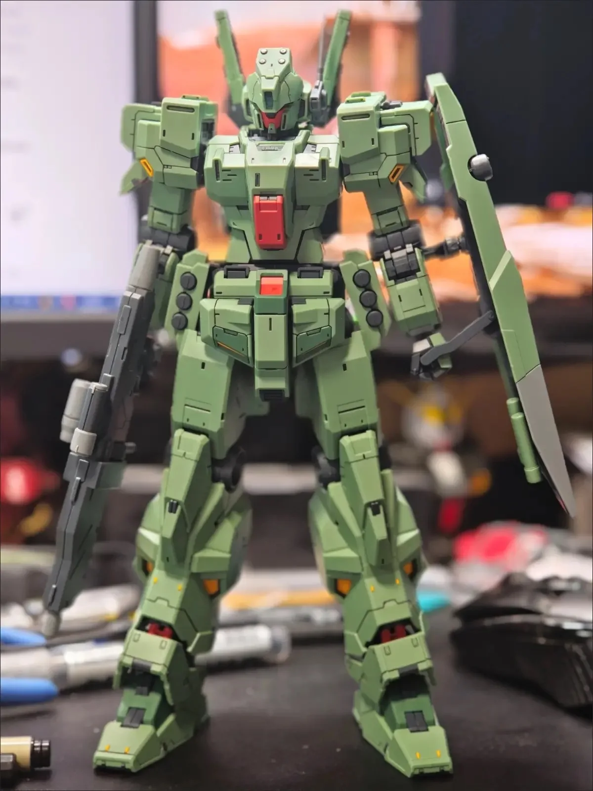 بلامو الحب الغريبة Jeda RGM-88X MG 1/100 الجمعية أطقم منمذجة عمل الشكل روبوت البلاستيك لعبة مجسمة هدية لهواة الجمع