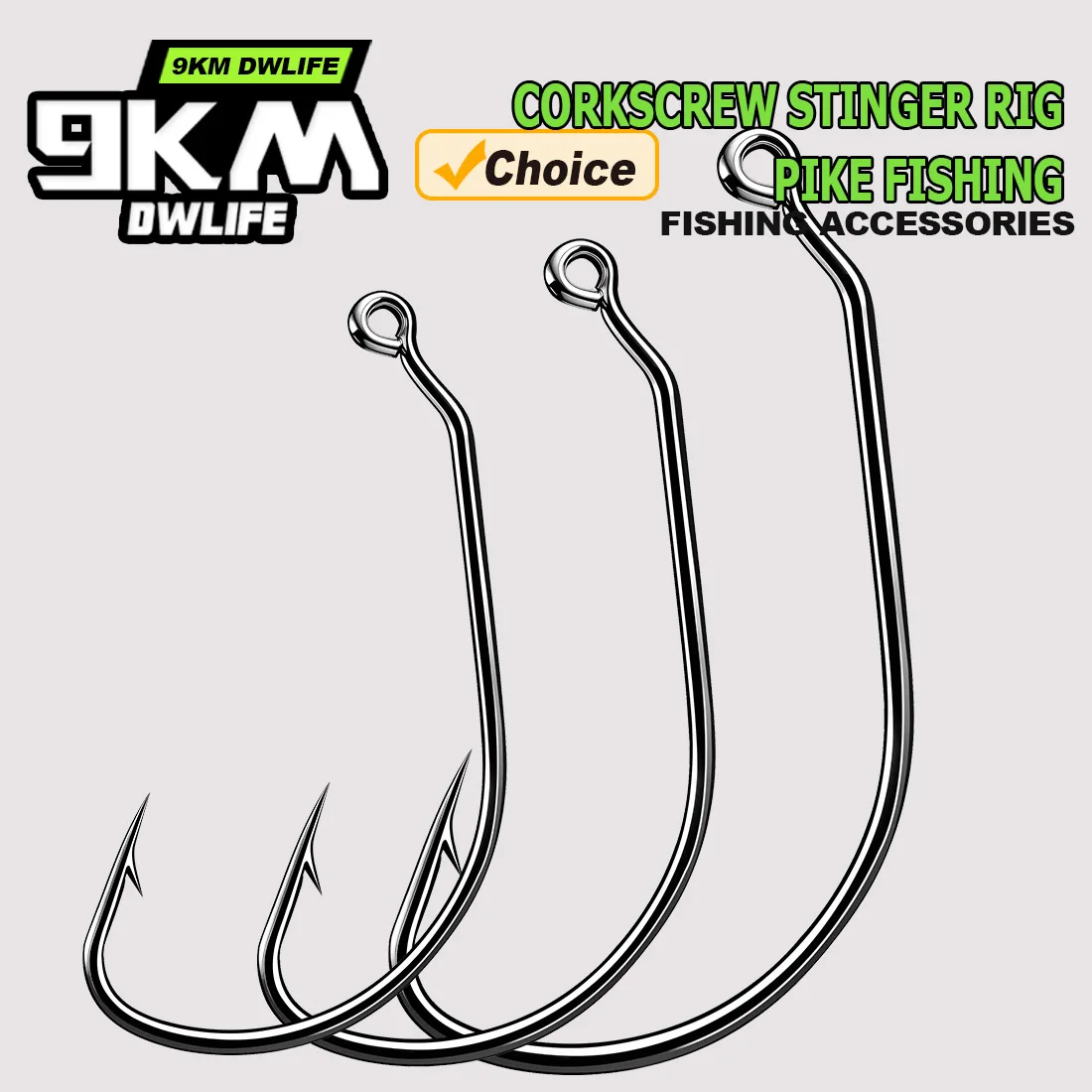 9KM Wacky Rig Hooks 25-100pcs, EWG Worm Hooks for Texas Rig,