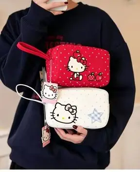 Cross border popular cat makeup bag, toiletries, portable Japanese minimalist multifunctional cosmetics, toiletries and storage