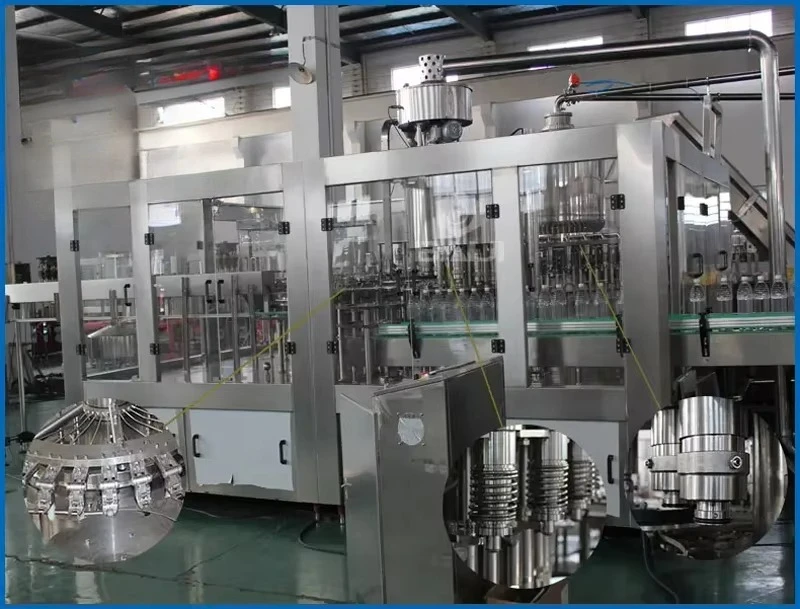 Automatic Bottling Line Stable Operation Complete Water Production Bottling Equipment