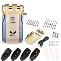 Wafu 019 Door Lock Wireless Control Smart Lock With Remote Controllers Smart Lock Security Door Easy Installing Indoor
