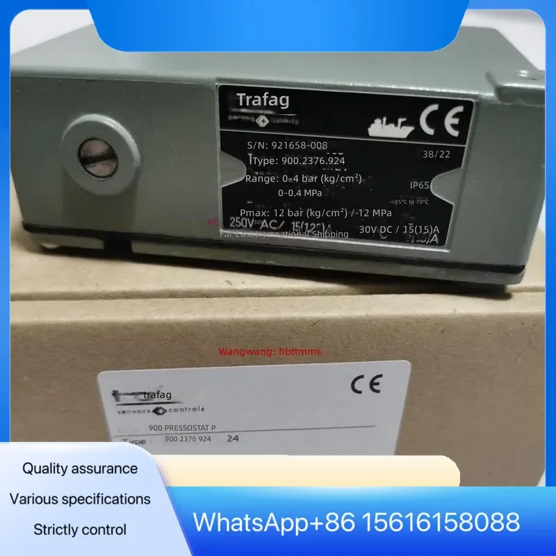 900.2376.924 Pressure Sensor 0-4bar Capacitive Marine Oil Separator Switch TRAFAG Industrial Automation Component High
