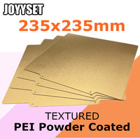 235x235mm PEI Plate for Ender 3/5 Elegoo Neptune 4 Build Plate Double Side Spring Steel Sheet PEI for Flashforge Adventurer 5M