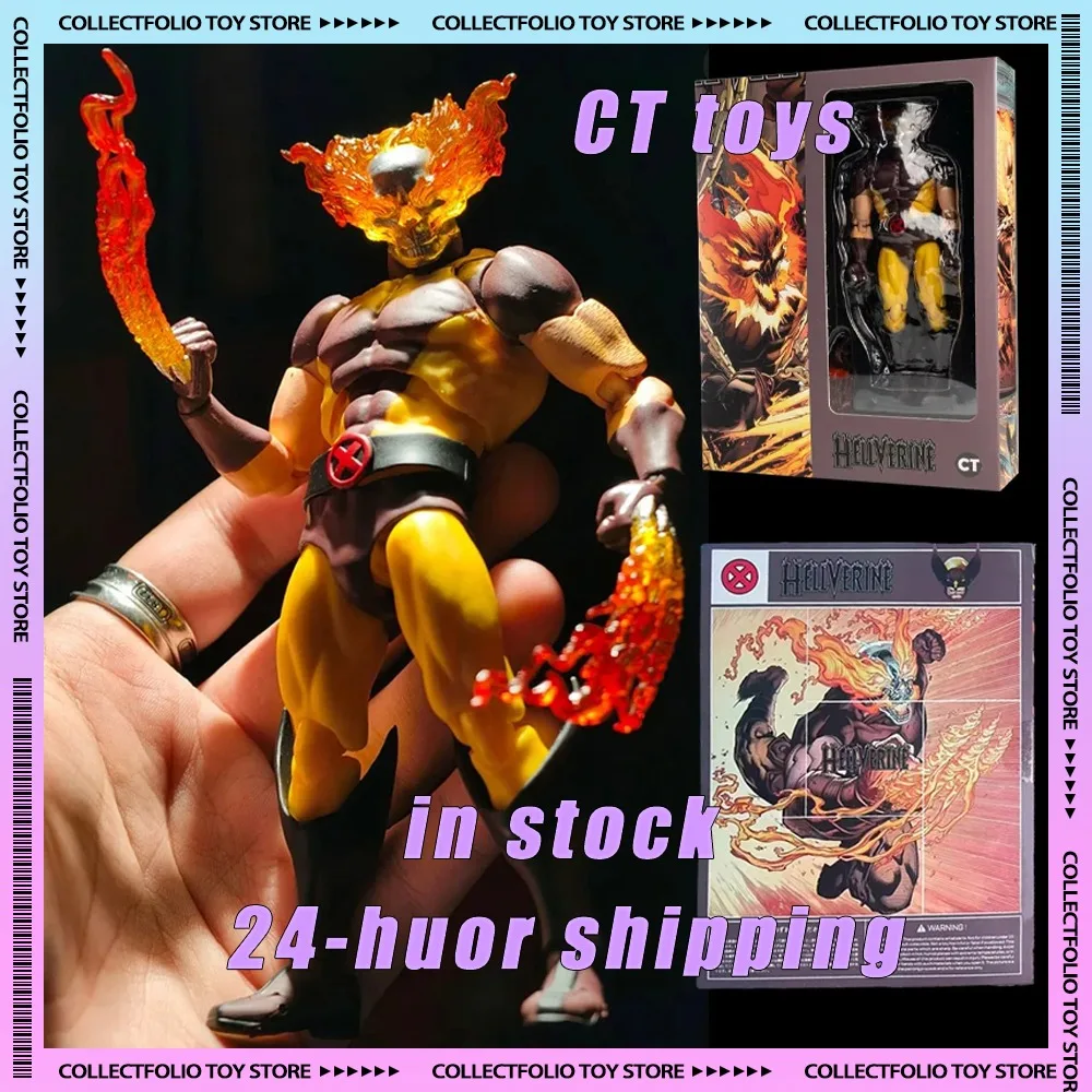 

In Stock Ct Toys Hellverine Figure Wolverine Mafex 096 138 X-Men Anime Action Figure Figurine Statue Model Collection Toys Gift