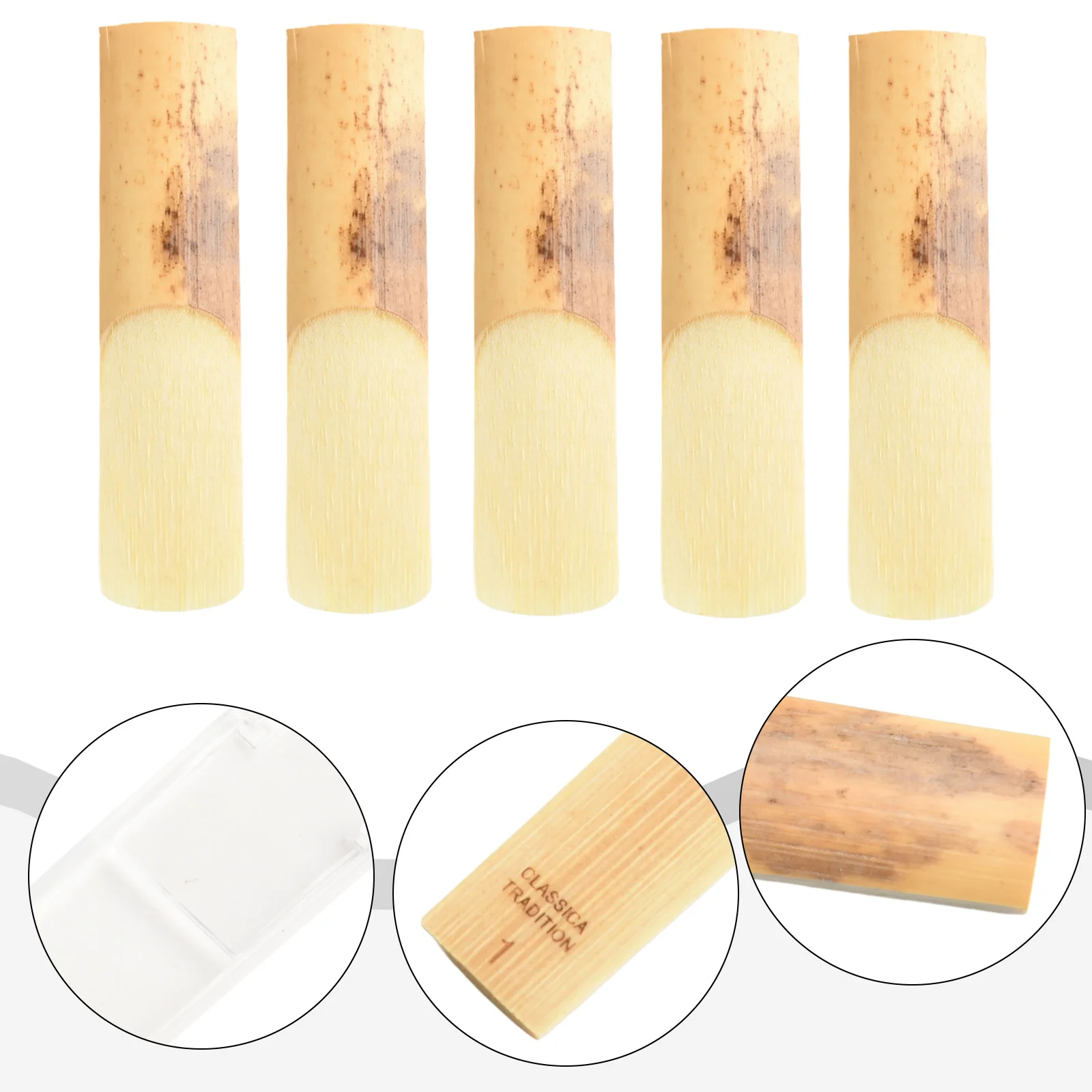 Reed Alto Saxophone Reeds Full Size Naturally Air-dried With Consistent Size Wooden 2.5 3.0 3.5 Alto Saxophone Reeds