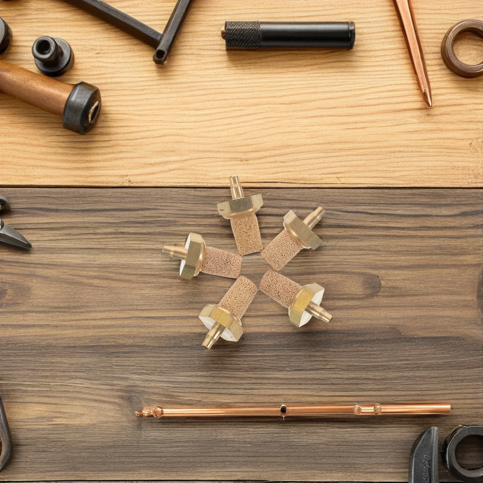 

5pcs Snow Machine Nozzle Copper Universal For Stage Fog Machines Bubble Stone Air Diffuser Disco Effect Filter Fog Machine