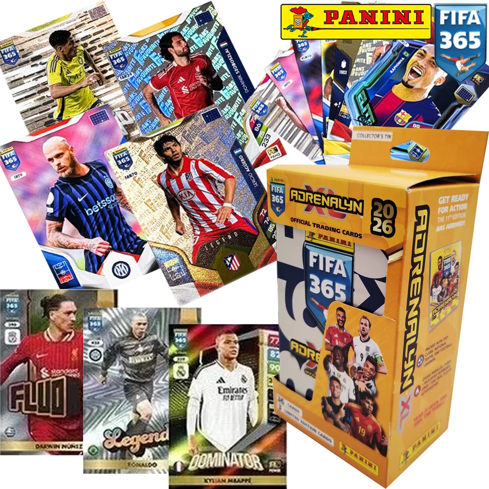 panini-official-2026-fifa-365-collection-card-world's-top-star-clubs-teams-players-trendy-peripheral-card-unique-creative-gift