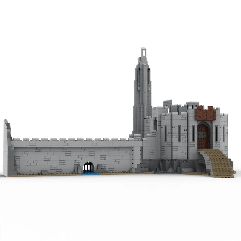 Die Ringe Film Helms Deep MOC Bausteine Architektur Schloss Modell DIY Montage Technologie Ziegel Sammlung Spielzeug Geschenke