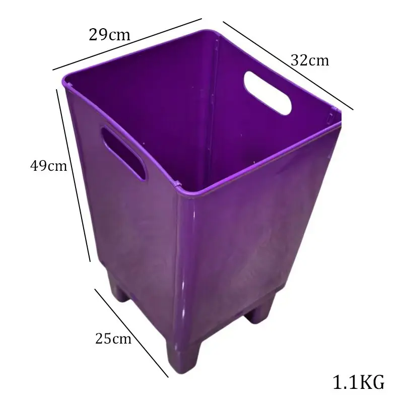 QSY Industrial Plastic Detachable Leakage Bin Garment Factory Flat Cart Fabric Shredder Edge Overlock Sewing Machine