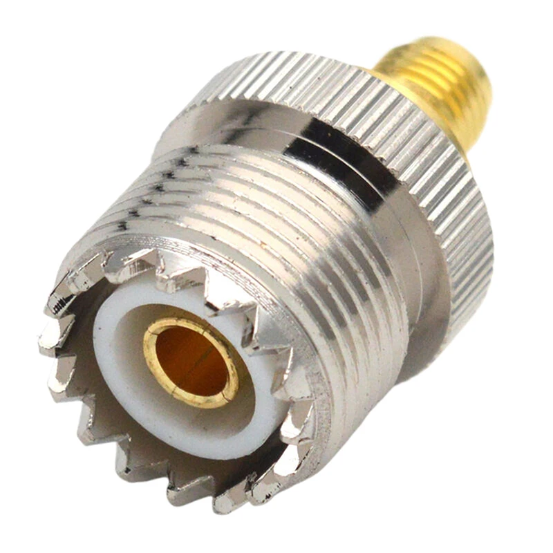 2PCS Rf Coaxial Connector So239 Uhf Female To Sma Female Adapter Walkie-Talkie Hand-Held Antenna Adapter