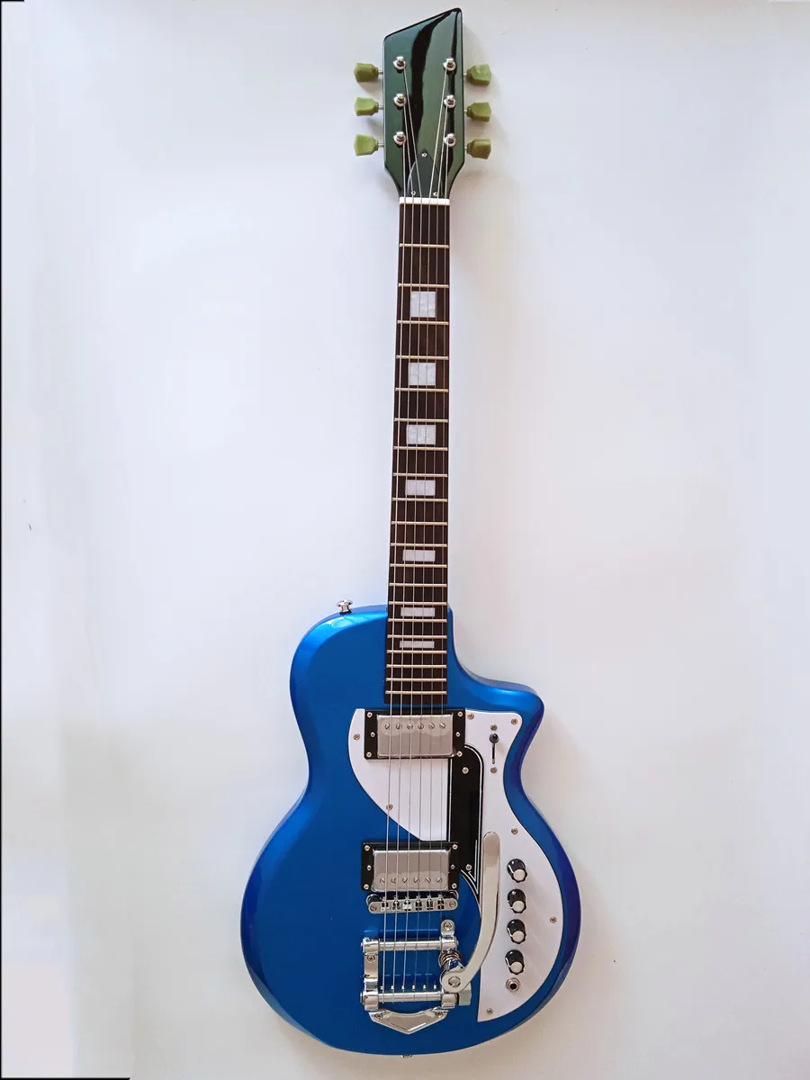 Electric Guitar Blue high quality Neck Black