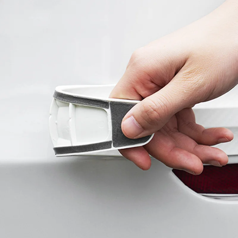2/4 stücke Auto Stoßstange Schutz Streifen Schutz Ecke Schutz Streifen Scratch Protector Crash Klinge Anti-kollision Auto Zubehör – Detail 8