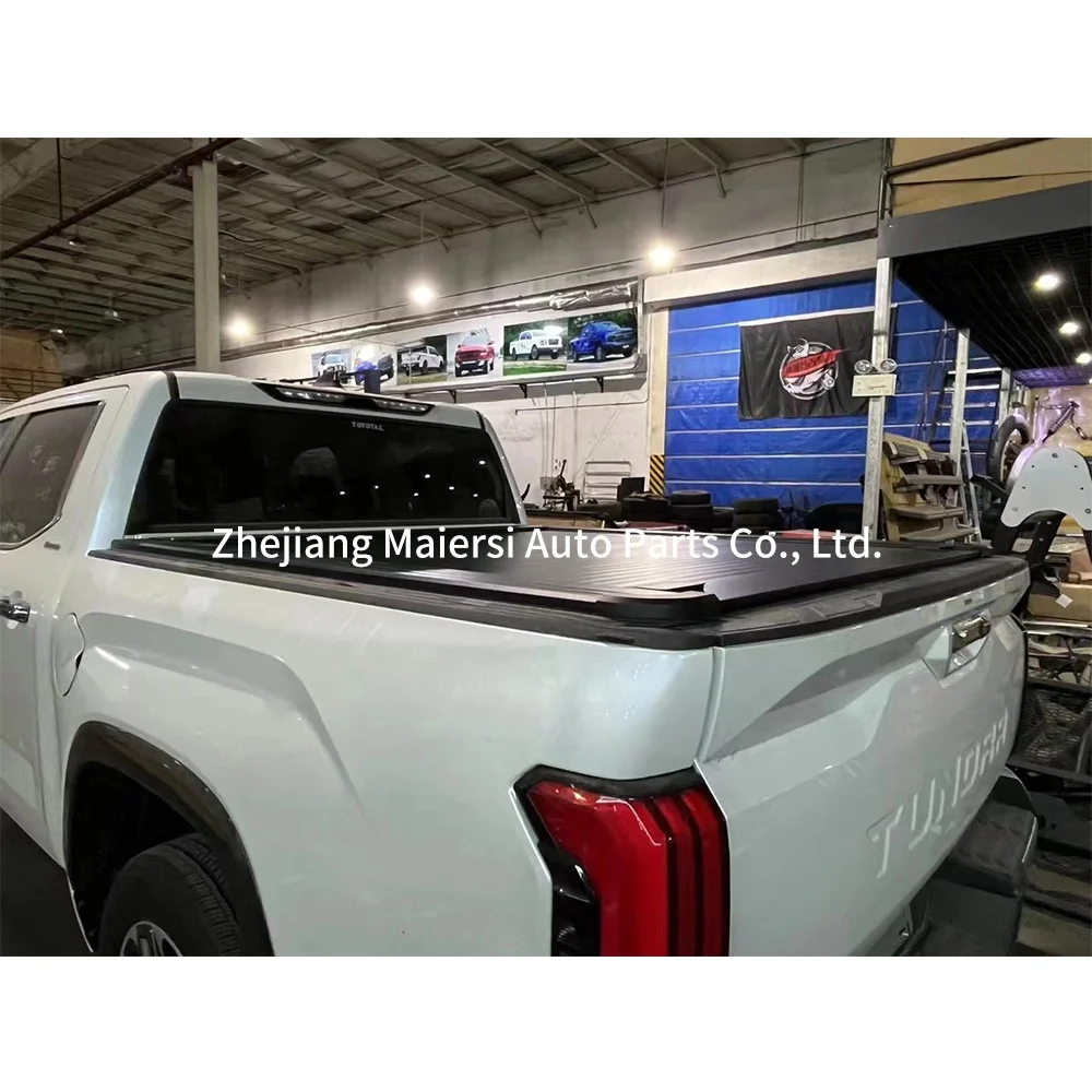 

Factory Hot Selling Pickup Truck Bed Cover Roller Shutter Lid Manual Tonneau Cover with Double groove Track for Wholesaler Impor