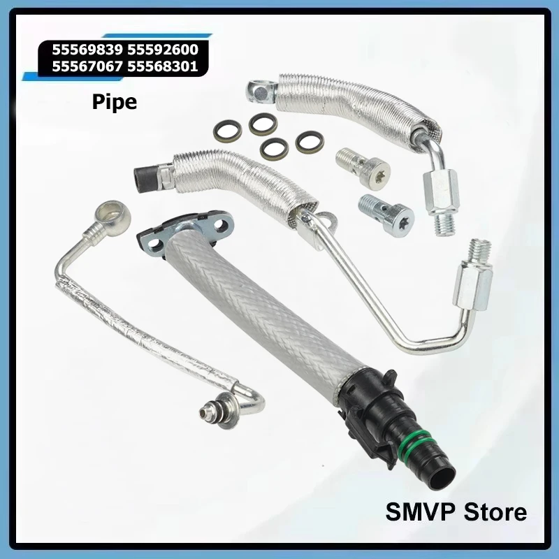 

Fit for Buick Encore Chevrolet Cruze 55569839 55592600 55567067 55568301 Turbo Oil Return Drain Pipe Tube 55587854