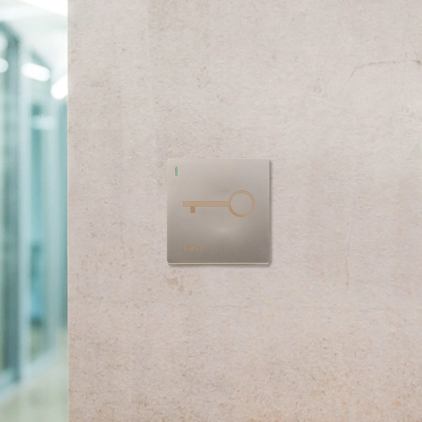 6pcs Automatic Reset Door Button 86 Type Push To Exit For Access Control Sturdy Wall Mounted Door Release Switch