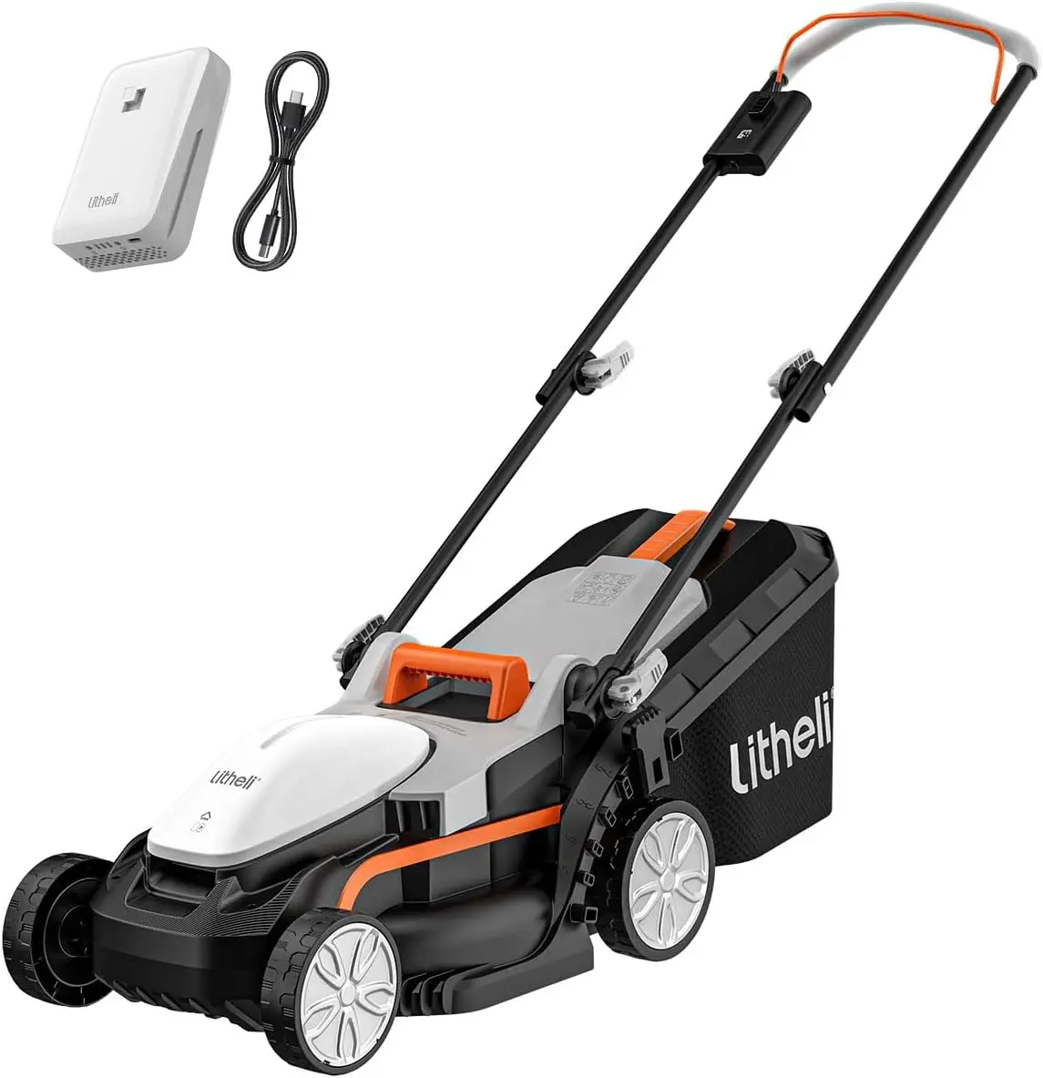 

Cordless Lawn Mower 13 Inch, U20 Handy+ 20V Electric Lawn Mowers for Garden, Yard and Farm, 5 Heights Adjustment