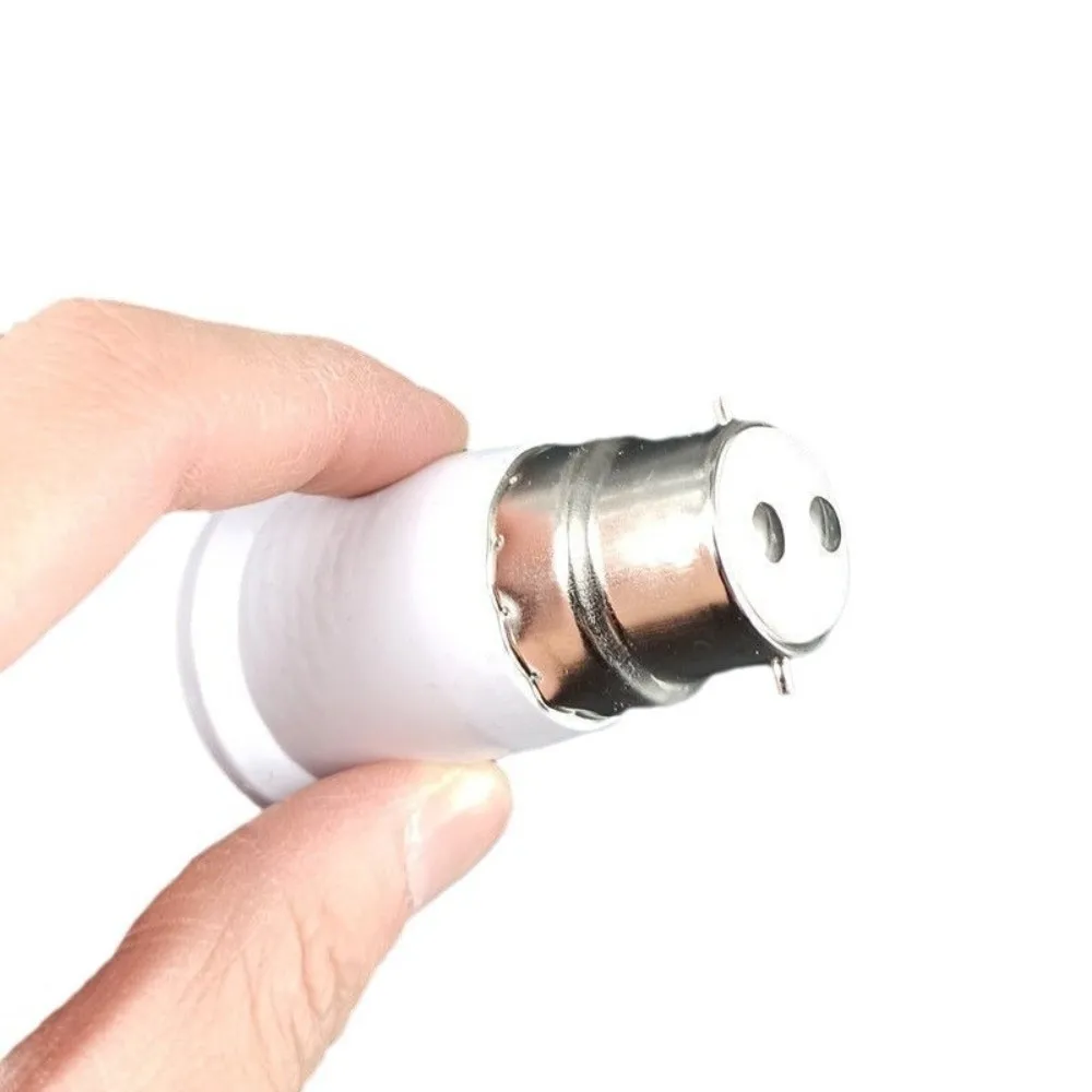 B22 To E27 LED Lamp Adapter Edison Screw Long Lasting Light Bulb Socket Converter Anti Burning Heat Resistant