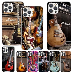 Music Score Musical Violin Guitar Phone Case For iPhone 17 16 15 14 13 12 11 Pro Max Mini Plus Air 7 SE 8 Soft Silicone Print Sh