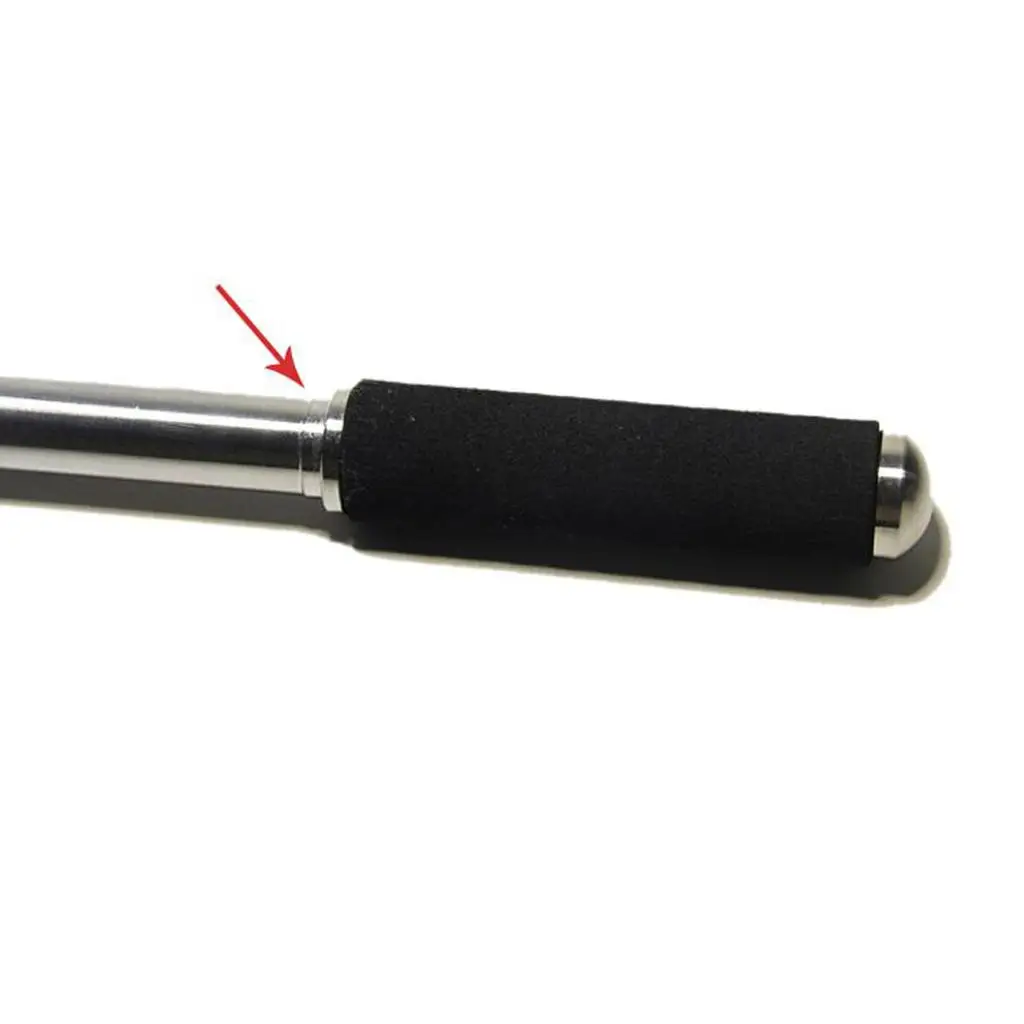 Wear Resistant Stainless Steel Trumpet Grinding Bar 30cm Piston Repair Accessory Sponge Grip for Trumpet Maintenance Kit