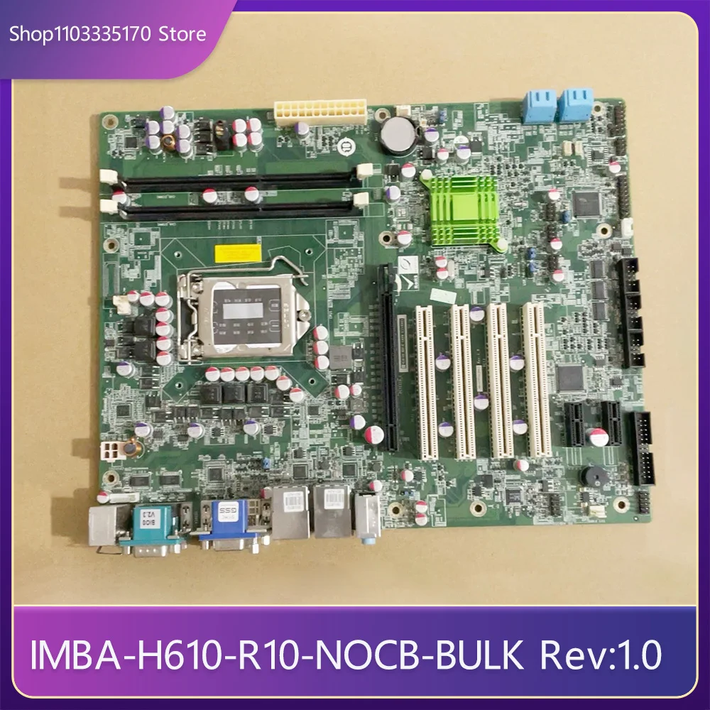 For IEI Industrial Ccomputer Mmotherboard IMBA-H610-R10-NOCB-BULK Rev:1.0