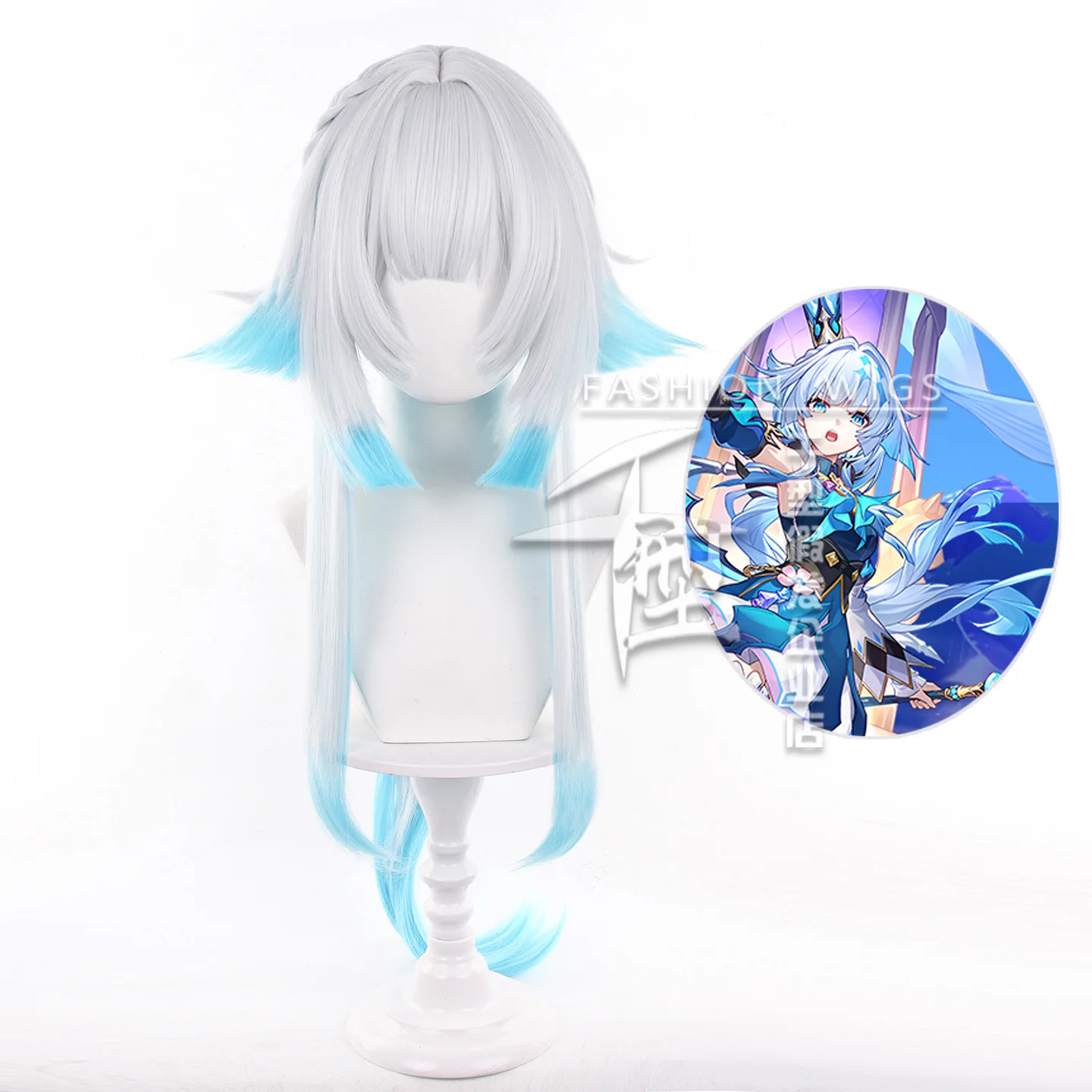 Cerydra Cosplay Wigs Women Halloween Game Honkai Star Rail Cosplay Wig Heat Resistant Synthetic Hair Party Cerydra Wig + Wig Cap