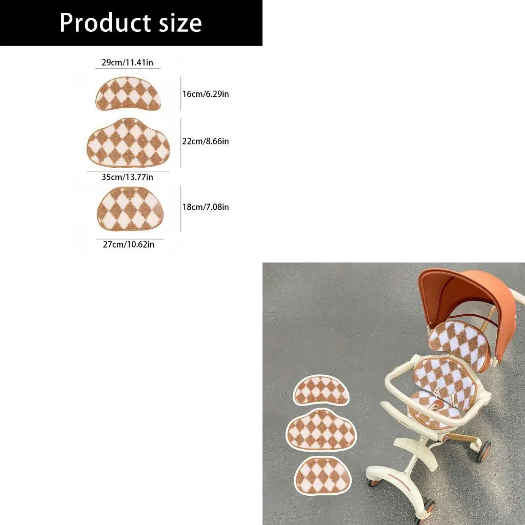 

Winter Strollers Pad Removable Plush Cover Full Coverage for Baby Carriage