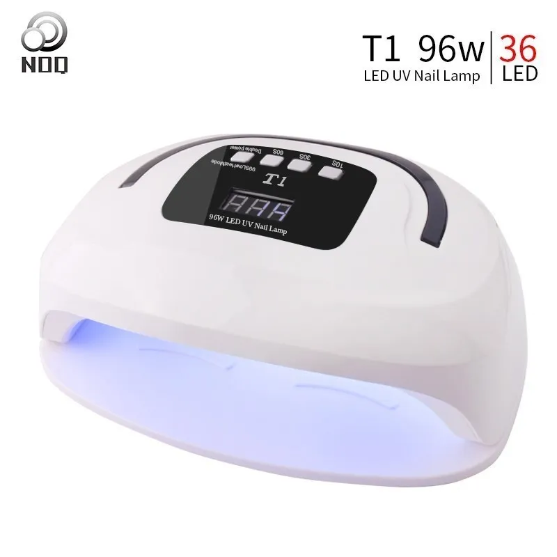 NOQ SOLE T1 Max72W HA CONDOTTO LA Lampada UV Per Unghie Entrambe Le Mani 36 Perle di Ghiaccio Lampada A Raggi Ultravioletti Per Manicure Del Chiodo Portatile gel Polish