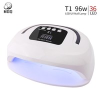 NOQ SUN T1 Max72W UV LED Lamp For Nails Both Hands 36 Beads Ultraviolet Ice Lamp For Manicure Portable Nail Dryer Gel Polish