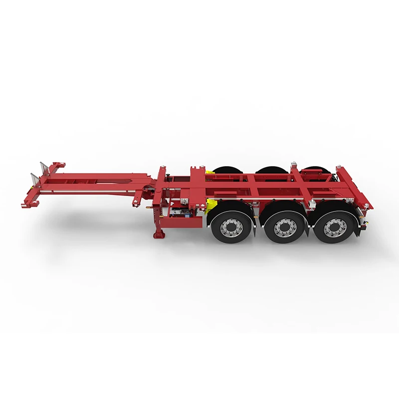 Nooxion Model 1/14 20-40 feet telescopic multi-purpose container skeleton trailer